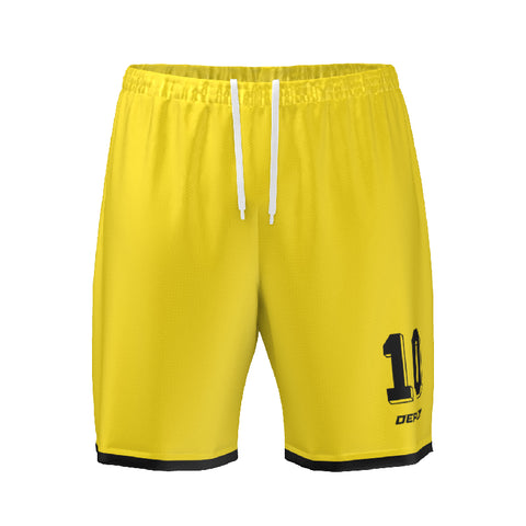 FOOTBALL SHORTS - 3 YELLOW
