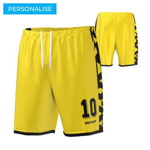STRIDE SHORTS 6 - YELLOW