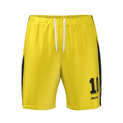 FOOTBALL SHORTS - 10 YELLOW
