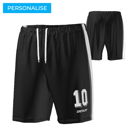 FOOTBALL SHORTS BLACK 5