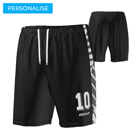 FOOTBALL SHORTS BLACK 7