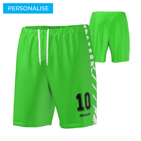 FOOTBALL SHORTS - GREEN 9
