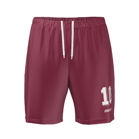 FOOTBALL SHORTS MAROON 1