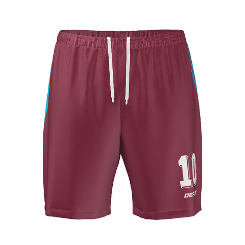 FOOTBALL SHORTS MAROON 2
