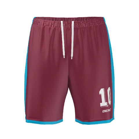 FOOTBALL SHORTS MAROON 4