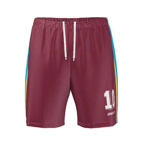 FOOTBALL SHORTS MAROON 5