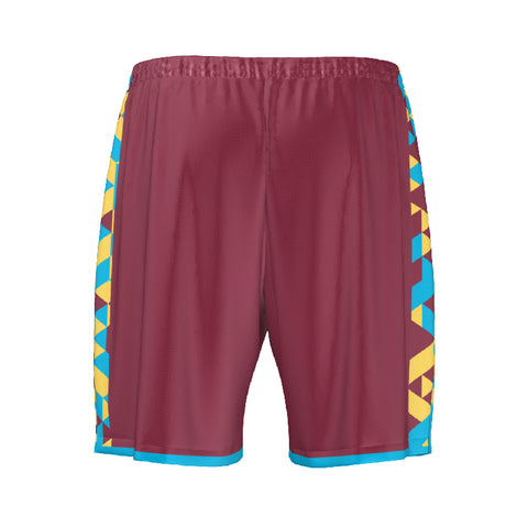 FOOTBALL SHORTS MAROON 6
