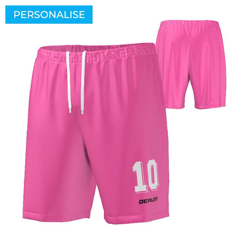 FOOTBALL SHORTS - PINK 1