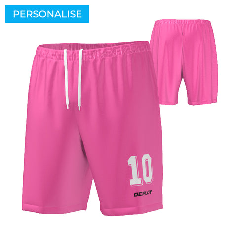 FOOTBALL SHORTS - PINK 1