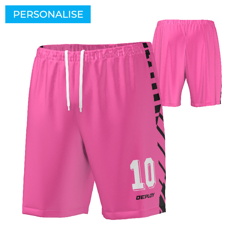 FOOTBALL SHORTS - PINK 9