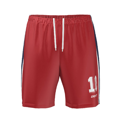 FOOTBALL SHORTS -  RED 5
