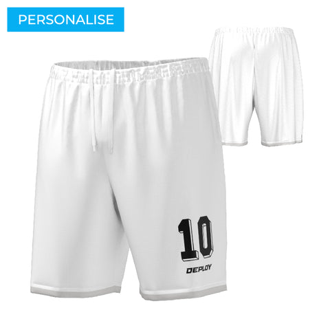 FOOTBALL SHORTS WHITE 3
