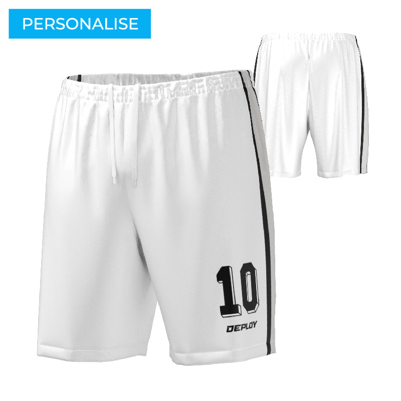 FOOTBALL SHORTS WHITE 5