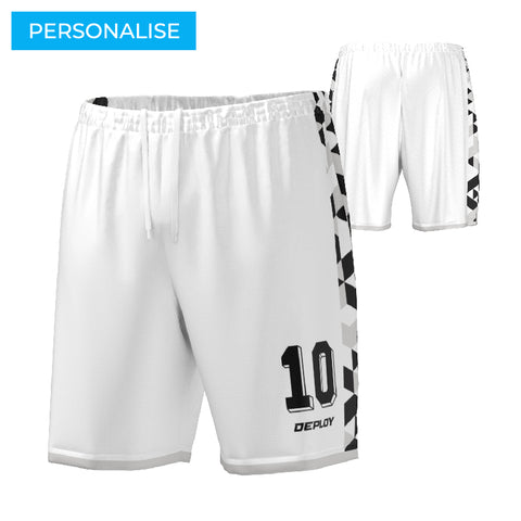 FOOTBALL SHORTS WHITE 6