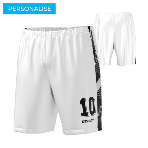 FOOTBALL SHORTS WHITE 10