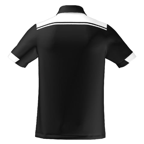 BREEZE POLO - UNISEX - BLACK & WHITE 7