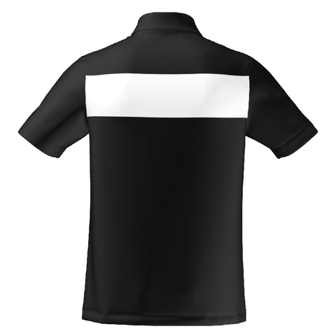 BREEZE POLO - UNISEX - BLACK & WHITE 9