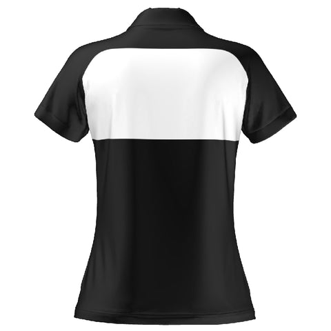 BREEZE POLO - WOMEN'S - BLACK & WHITE 5