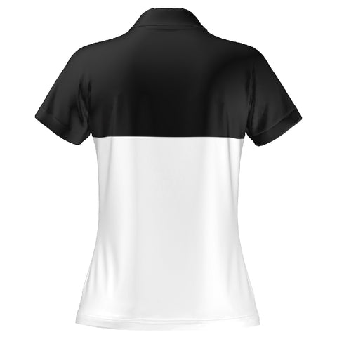 BREEZE POLO - WOMEN'S - BLACK & WHITE 11