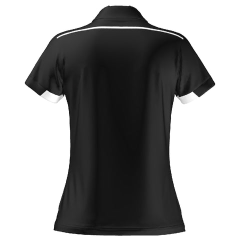 BREEZE POLO - WOMEN'S - BLACK & WHITE 12