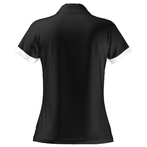 BREEZE POLO - WOMEN'S - BLACK & WHITE 10