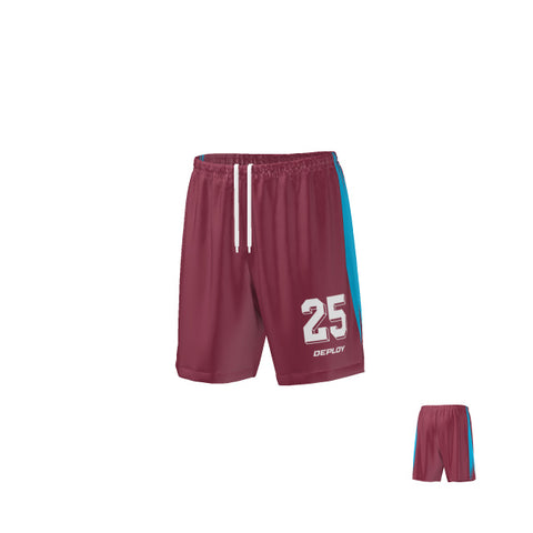 FOOTBALL SHORTS MAROON 2