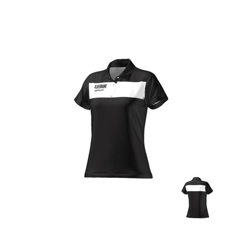 BREEZE POLO - WOMEN'S - BLACK & WHITE 9