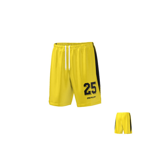 FOOTBALL SHORTS - 2 YELLOW
