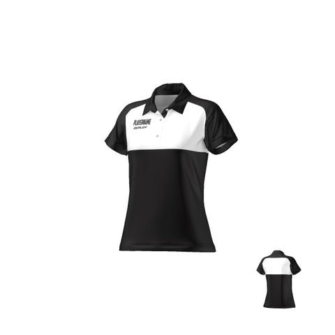 BREEZE POLO - WOMEN'S - BLACK & WHITE 5