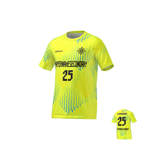 Flight Jersey Faded - Neon Yellow