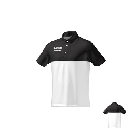 BREEZE POLO - UNISEX - BLACK & WHITE 11