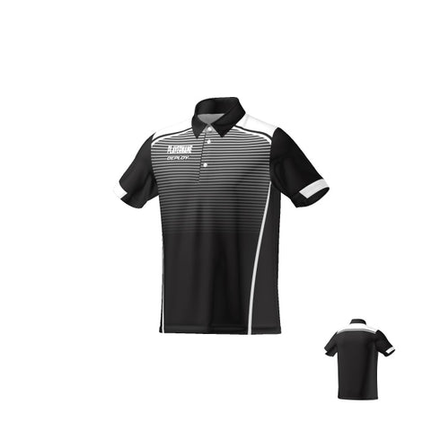 BREEZE POLO - UNISEX - BLACK & WHITE 7