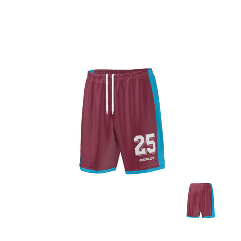 FOOTBALL SHORTS MAROON 4