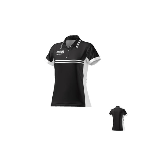 BREEZE POLO - WOMEN'S - BLACK & WHITE 13