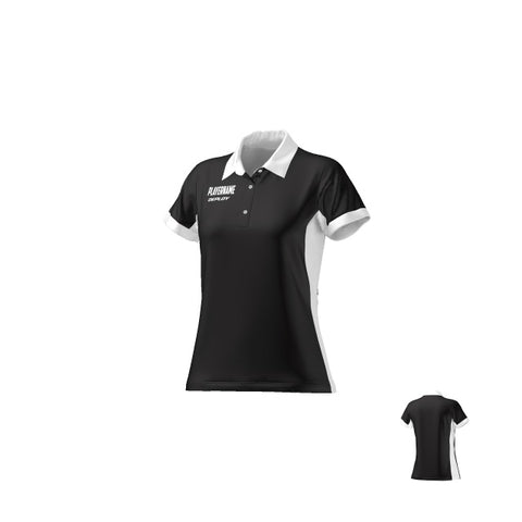 BREEZE POLO - WOMEN'S - BLACK & WHITE 14