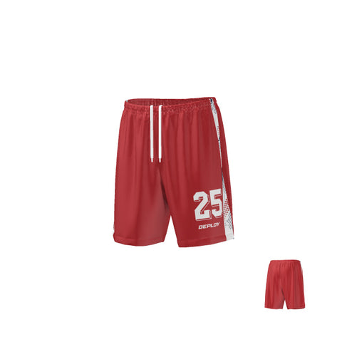 FOOTBALL SHORTS -  RED 10