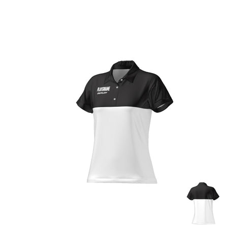 BREEZE POLO - WOMEN'S - BLACK & WHITE 11