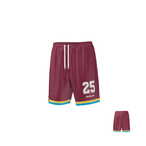 FOOTBALL SHORTS MAROON 8