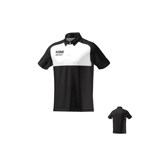 BREEZE POLO - UNISEX - BLACK & WHITE 5