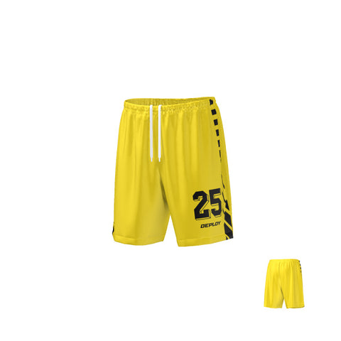 FOOTBALL SHORTS - 9 YELLOW