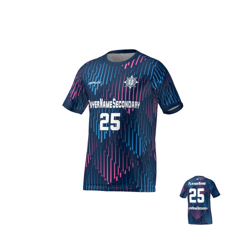 Flight Jersey Faded - Navy & Pink