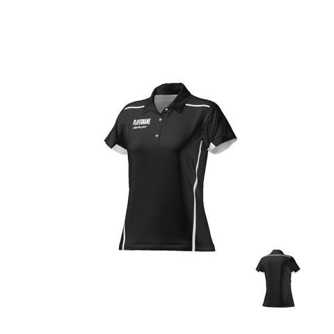 BREEZE POLO - WOMEN'S - BLACK & WHITE 12