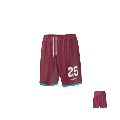 FOOTBALL SHORTS MAROON 3