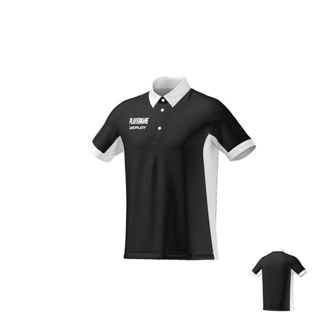 BREEZE POLO - UNISEX - BLACK & WHITE 14