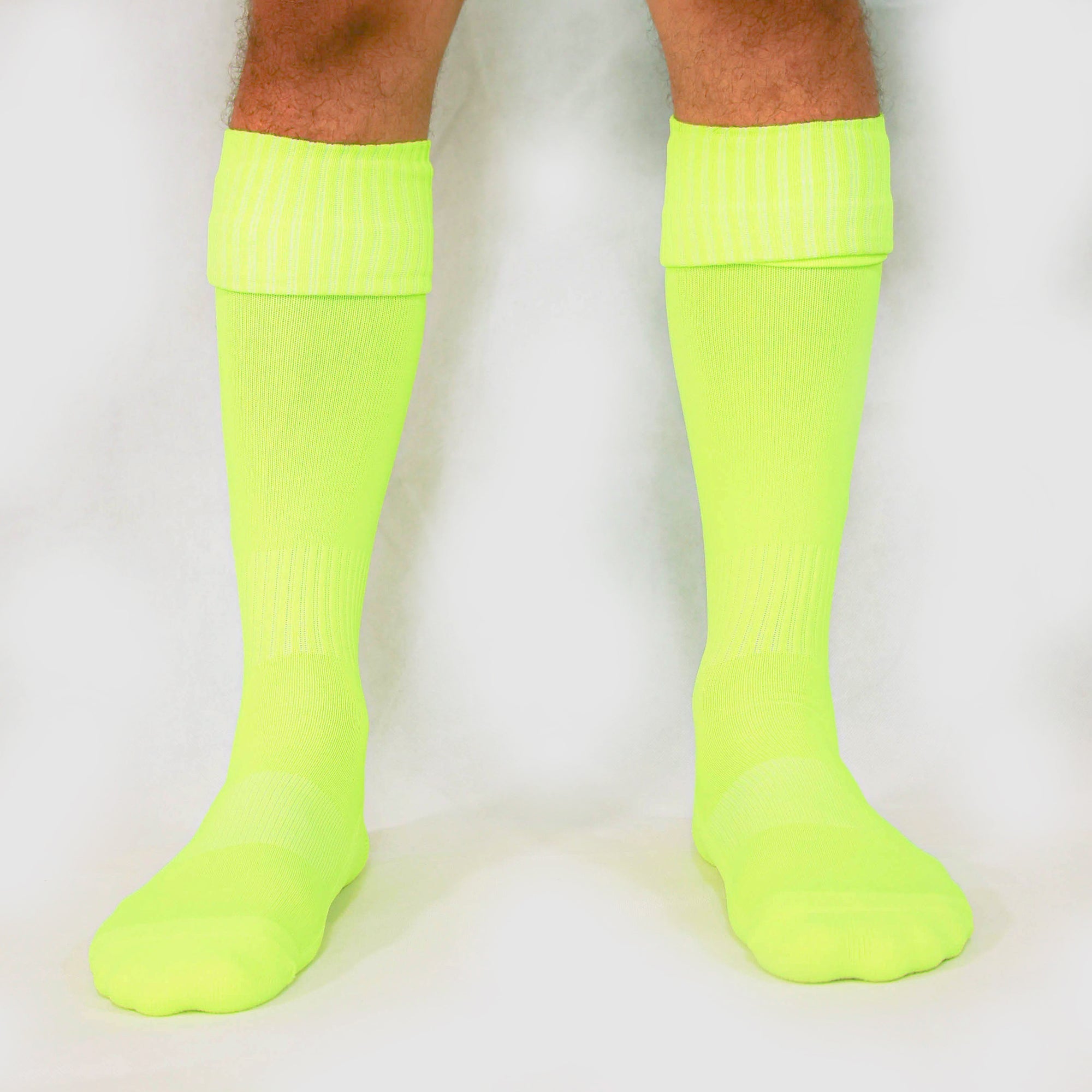 Classic Football Socks - Neon Yellow - deployperformance