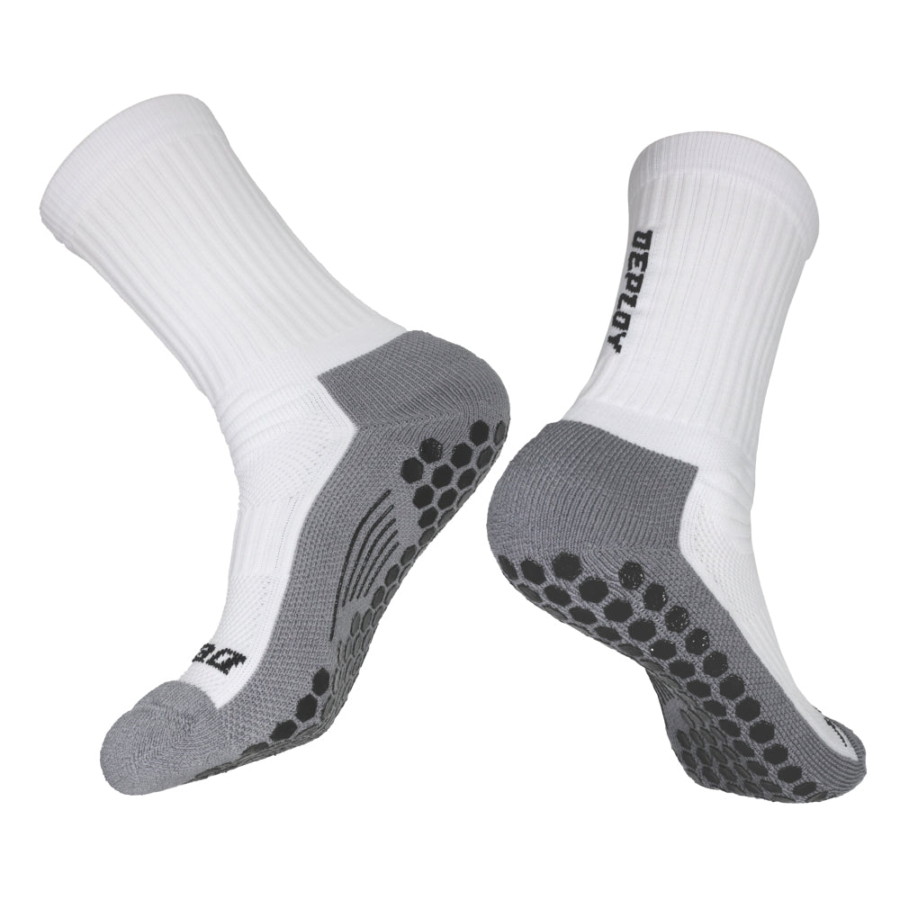 Deploy Grip Socks - White - deployperformance